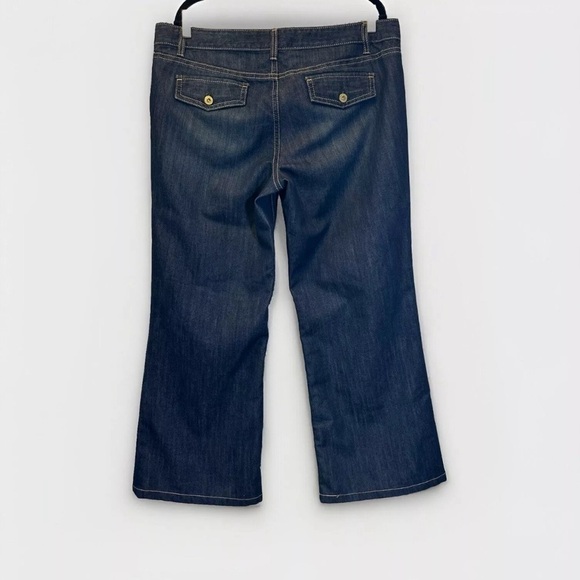 Ann Taylor Dark Blue Wide Leg Pants - Picture 2 of 11